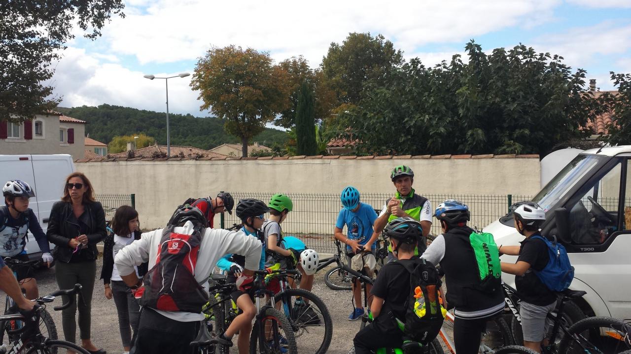 sortie vtt à Armissan mercredi 7 octobre 2015