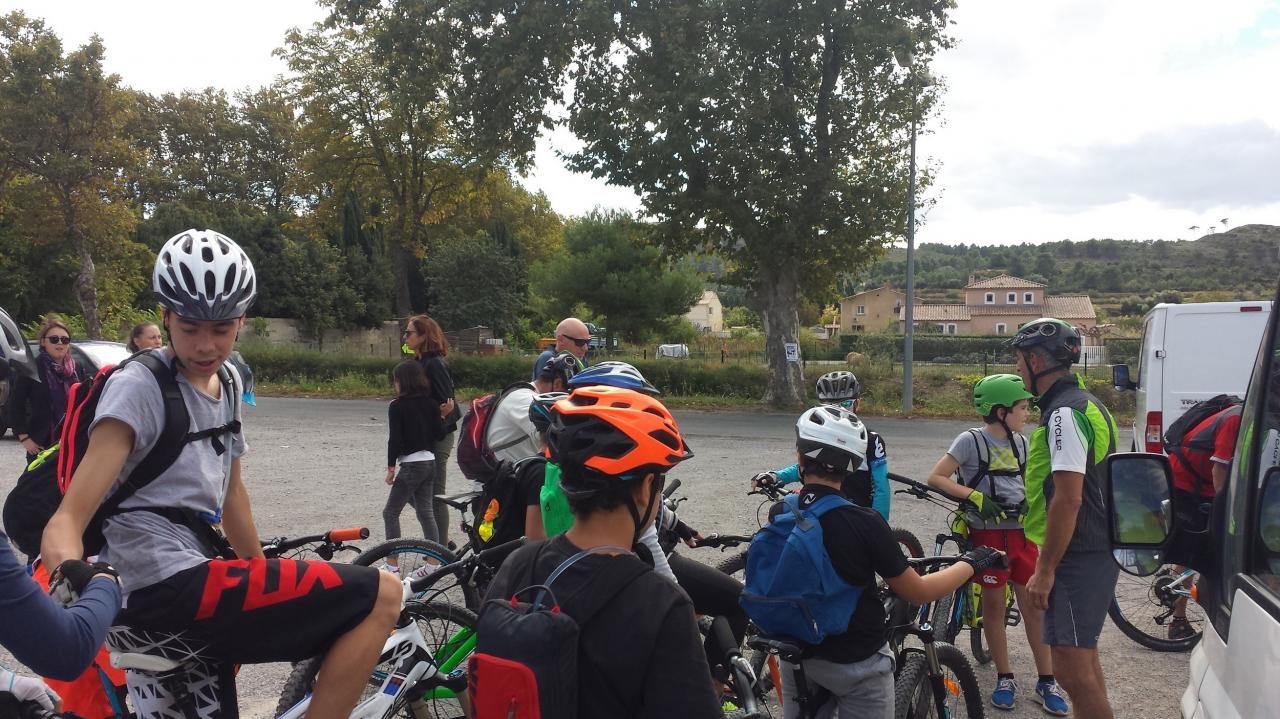 sortie vtt à Armissan mercredi 7 octobre 2015